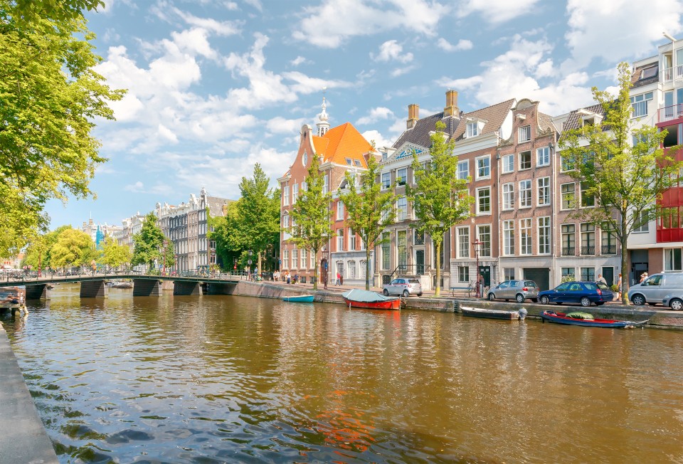 Amsterdam. Old city canal Small